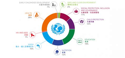 unicef percentage to charity.